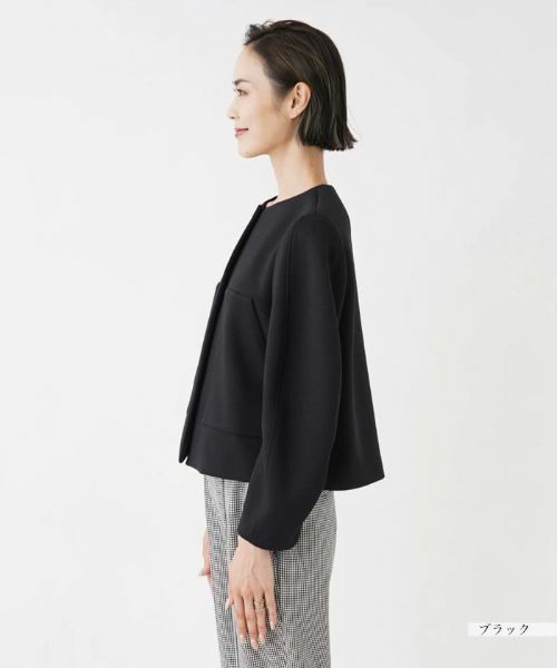 NEMIKA / ネミカ テーラードジャケット | ボックスノーカラージャケット | 詳細5