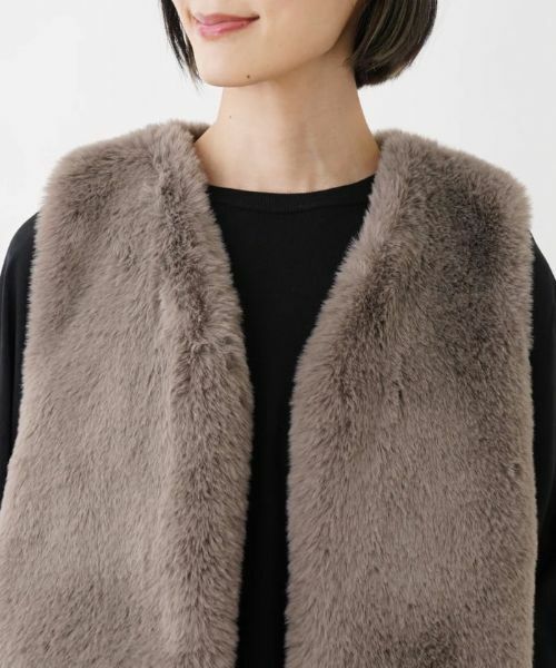NEMIKA / ネミカ テーラードジャケット | フェイクファーベスト【NEMIKA】 | 詳細10