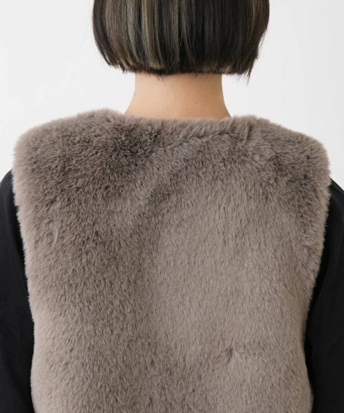 NEMIKA / ネミカ テーラードジャケット | フェイクファーベスト【NEMIKA】 | 詳細11