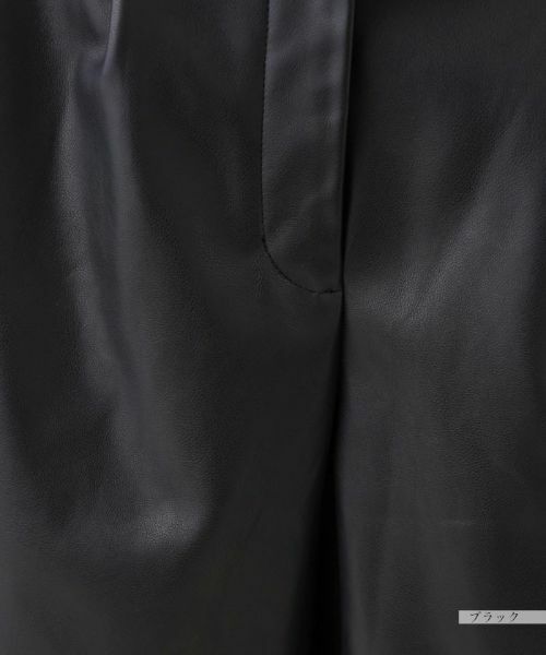 NEMIKA / ネミカ ショート・ハーフ・半端丈パンツ | フェイクレザーショートパンツ【NEMIKA】 | 詳細10
