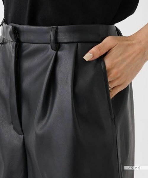 NEMIKA / ネミカ ショート・ハーフ・半端丈パンツ | フェイクレザーショートパンツ【NEMIKA】 | 詳細8
