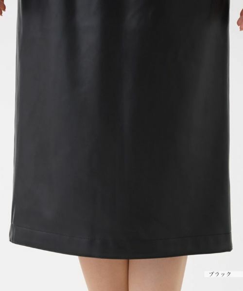 NEMIKA / ネミカ ミニ・ひざ丈スカート | フェイクレザータイトスカート【NEMIKA】 | 詳細8