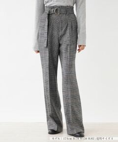 NEMIKA / ネミカ その他パンツ | 【セットアップ対応商品】【小林有里さん着用】チェック柄ワイドパンツ【NEMIKA】