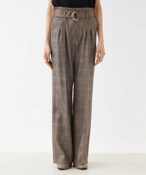 NEMIKA / ネミカ その他パンツ | 【セットアップ対応商品】【小林有里さん着用】チェック柄ワイドパンツ【NEMIKA】 | 詳細10