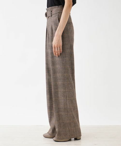 NEMIKA / ネミカ その他パンツ | 【セットアップ対応商品】【小林有里さん着用】チェック柄ワイドパンツ【NEMIKA】 | 詳細11