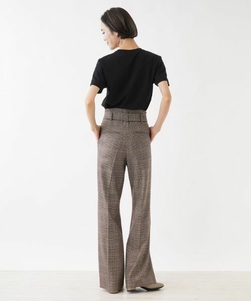 NEMIKA / ネミカ その他パンツ | 【セットアップ対応商品】【小林有里さん着用】チェック柄ワイドパンツ【NEMIKA】 | 詳細9