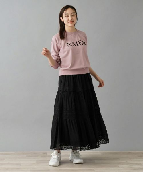 NEMIKA / ネミカ カットソー | ロゴ刺繍スウェットプルオーバー【NEMIKA】 | 詳細10