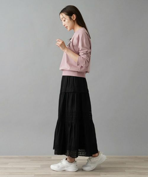 NEMIKA / ネミカ カットソー | ロゴ刺繍スウェットプルオーバー【NEMIKA】 | 詳細11