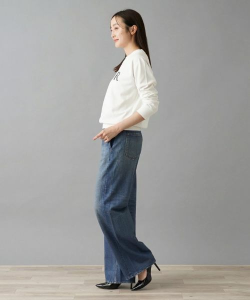 NEMIKA / ネミカ カットソー | ロゴ刺繍スウェットプルオーバー【NEMIKA】 | 詳細2