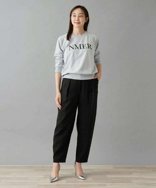 NEMIKA / ネミカ カットソー | ロゴ刺繍スウェットプルオーバー【NEMIKA】 | 詳細4