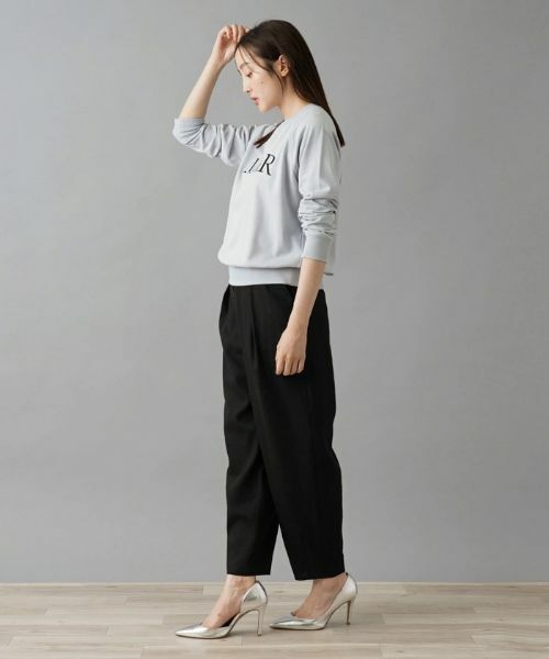 NEMIKA / ネミカ カットソー | ロゴ刺繍スウェットプルオーバー【NEMIKA】 | 詳細5