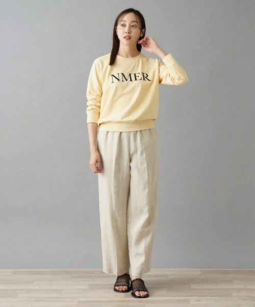 NEMIKA / ネミカ カットソー | ロゴ刺繍スウェットプルオーバー【NEMIKA】 | 詳細7