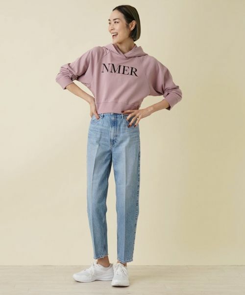 NEMIKA / ネミカ カットソー | ロゴ刺繍ショートプルパーカー【NEMIKA】 | 詳細1