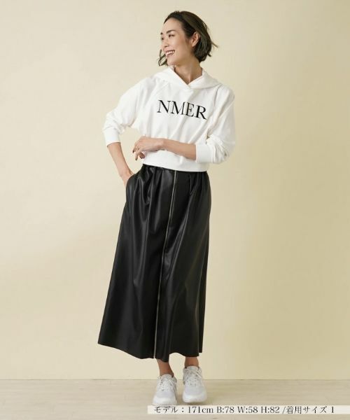 NEMIKA / ネミカ カットソー | ロゴ刺繍ショートプルパーカー【NEMIKA】 | 詳細10