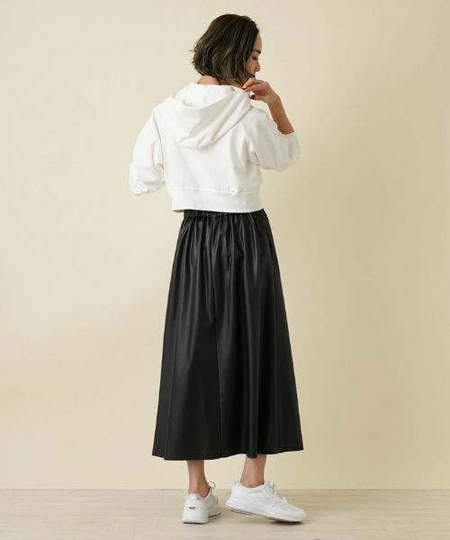 NEMIKA / ネミカ カットソー | ロゴ刺繍ショートプルパーカー【NEMIKA】 | 詳細12