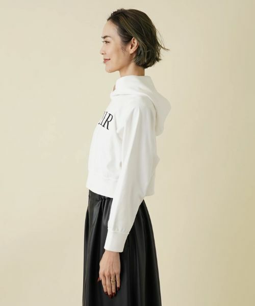 NEMIKA / ネミカ カットソー | ロゴ刺繍ショートプルパーカー【NEMIKA】 | 詳細14