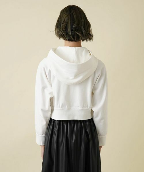 NEMIKA / ネミカ カットソー | ロゴ刺繍ショートプルパーカー【NEMIKA】 | 詳細15