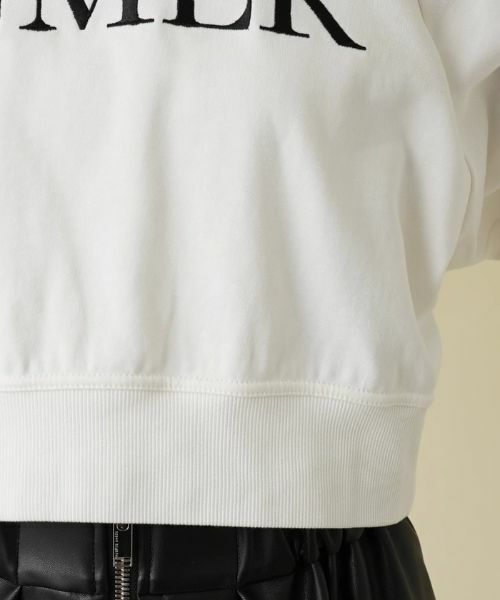 NEMIKA / ネミカ カットソー | ロゴ刺繍ショートプルパーカー【NEMIKA】 | 詳細19
