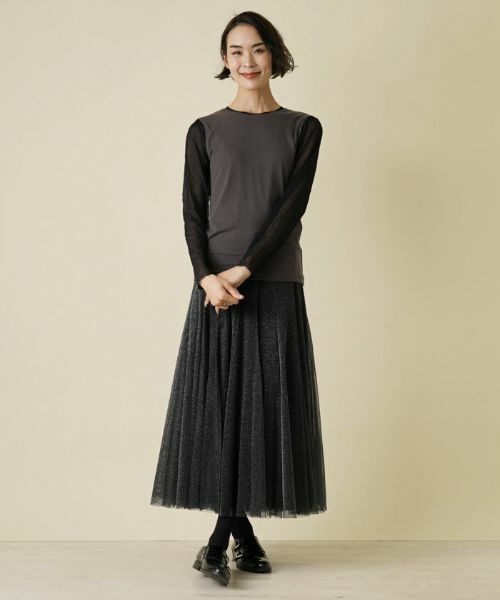 NEMIKA / ネミカ カットソー | シアースリーブカットソー【PUPULA】 | 詳細4