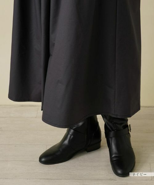 NEMIKA / ネミカ ドレス | 異素材切替ワンピース【PUPULA】 | 詳細10