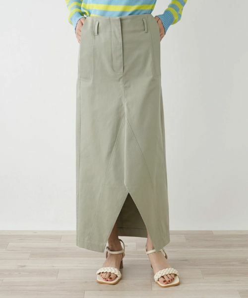 NEMIKA / ネミカ ミニ・ひざ丈スカート | フロントヘムスカート【TELA】 | 詳細5