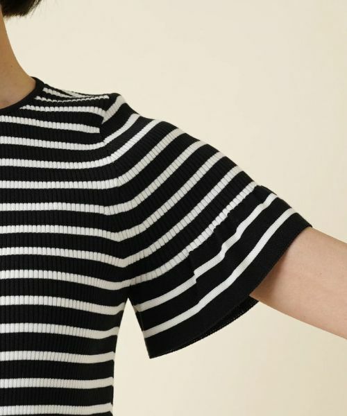 NEMIKA / ネミカ ニット・セーター | リブボーダーカットソー【NEMIKA】 | 詳細10