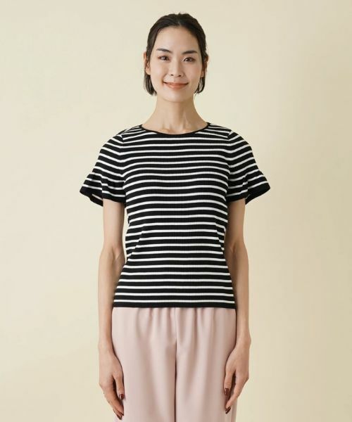 NEMIKA / ネミカ ニット・セーター | リブボーダーカットソー【NEMIKA】 | 詳細4