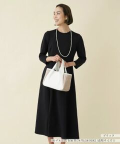 NEMIKA / ネミカ ドレス | 七分袖ストレッチワンピース【セレモニー】