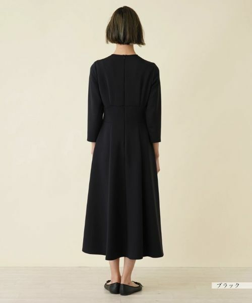 NEMIKA / ネミカ ドレス | 七分袖ストレッチワンピース【セレモニー】 | 詳細10