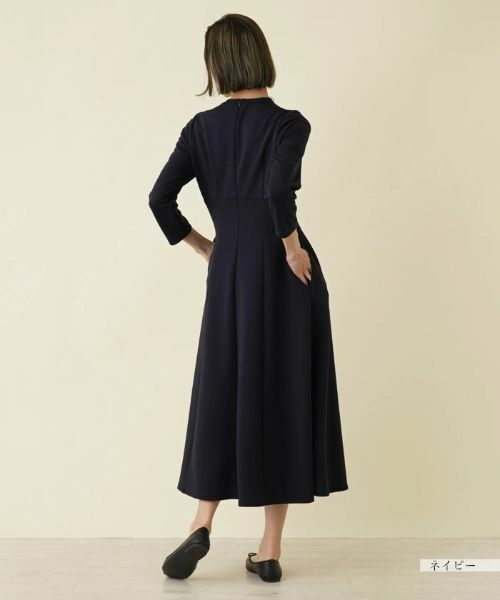 NEMIKA / ネミカ ドレス | 七分袖ストレッチワンピース【セレモニー】 | 詳細3