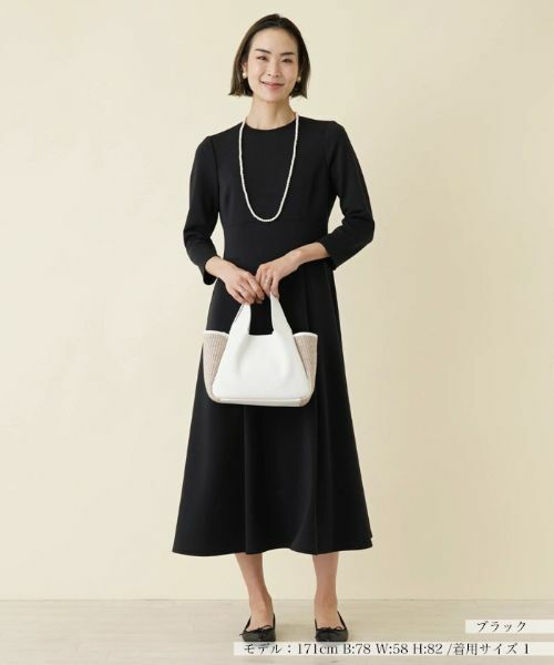 NEMIKA / ネミカ ドレス | 七分袖ストレッチワンピース【セレモニー】 | 詳細5