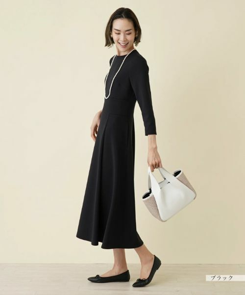 NEMIKA / ネミカ ドレス | 七分袖ストレッチワンピース【セレモニー】 | 詳細6