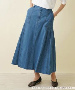 NEMIKA / ネミカ ミニ・ひざ丈スカート | デニム素材ロングスカート【Lallia Mu】