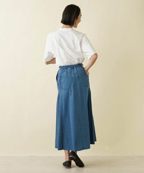 NEMIKA / ネミカ ミニ・ひざ丈スカート | デニム素材ロングスカート【Lallia Mu】 | 詳細3