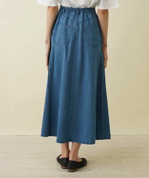 NEMIKA / ネミカ ミニ・ひざ丈スカート | デニム素材ロングスカート【Lallia Mu】 | 詳細6