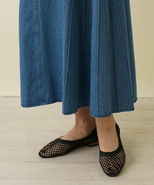 NEMIKA / ネミカ ミニ・ひざ丈スカート | デニム素材ロングスカート【Lallia Mu】 | 詳細9