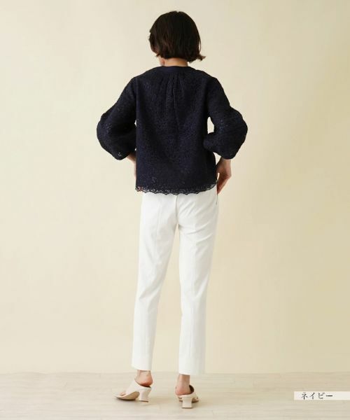 NEMIKA / ネミカ カーディガン・ボレロ | レース切替カーディガン【MARILYN MOON】 | 詳細14