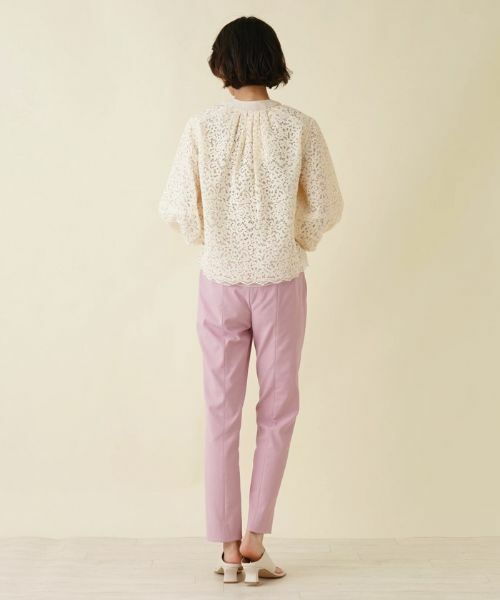 NEMIKA / ネミカ カーディガン・ボレロ | レース切替カーディガン【MARILYN MOON】 | 詳細3