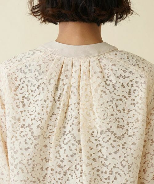 NEMIKA / ネミカ カーディガン・ボレロ | レース切替カーディガン【MARILYN MOON】 | 詳細8