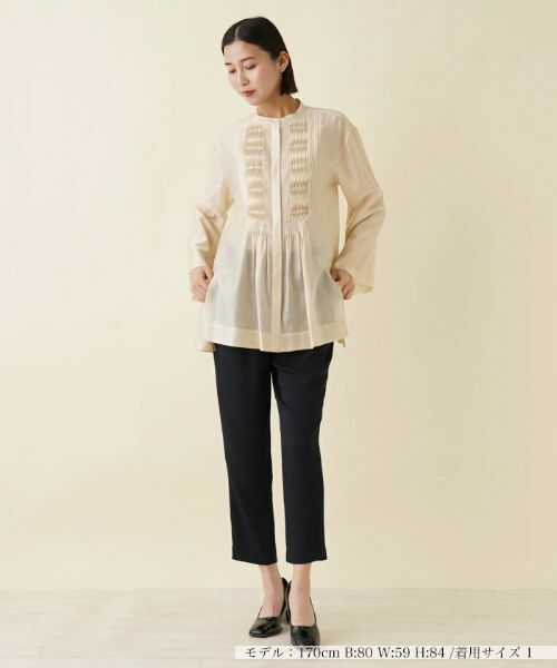 NEMIKA / ネミカ シャツ・ブラウス | タックプリーツブラウス【MARILYN MOON】 | 詳細4