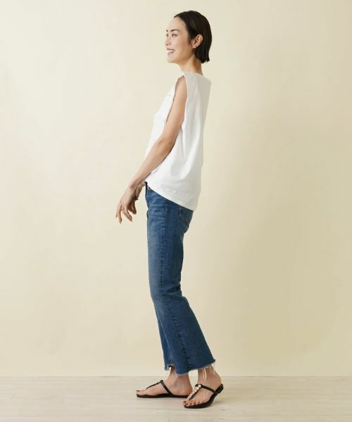 NEMIKA / ネミカ ニット・セーター | ハシゴレース×フリンジプルオーバー【SUPPORT SURFACE】 | 詳細2