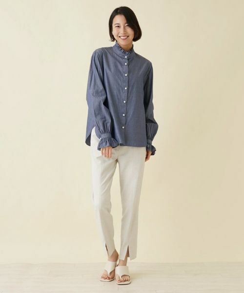 NEMIKA / ネミカ シャツ・ブラウス | 【店頭人気】シャンブレーブラウス【NEMIKA】 | 詳細1