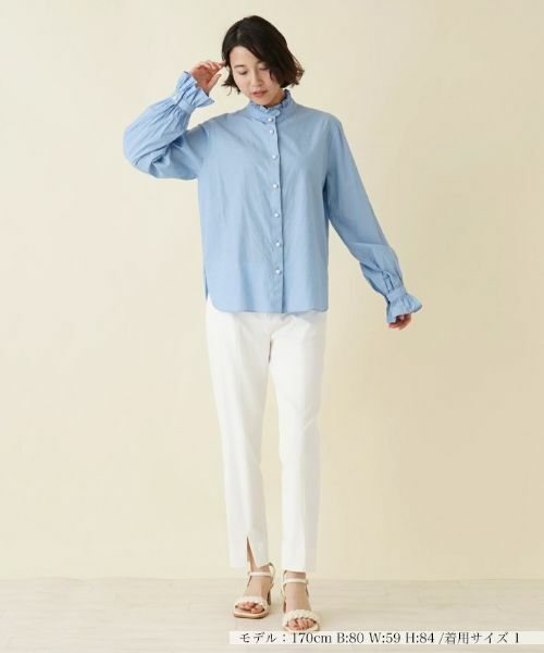 NEMIKA / ネミカ シャツ・ブラウス | 【店頭人気】シャンブレーブラウス【NEMIKA】 | 詳細4