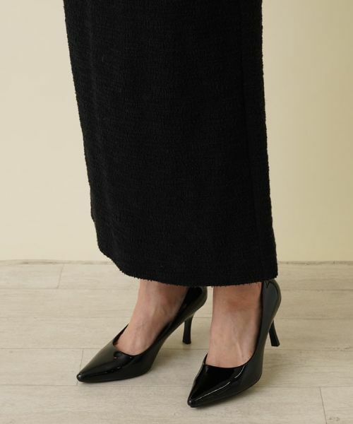 NEMIKA / ネミカ ミニ・ひざ丈スカート | 【セットアップ対応商品】パイル地調ロングタイトスカート【セレモニー】 | 詳細11