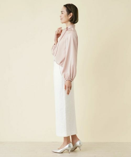 NEMIKA / ネミカ ミニ・ひざ丈スカート | 【セットアップ対応商品】パイル地調ロングタイトスカート【セレモニー】 | 詳細15