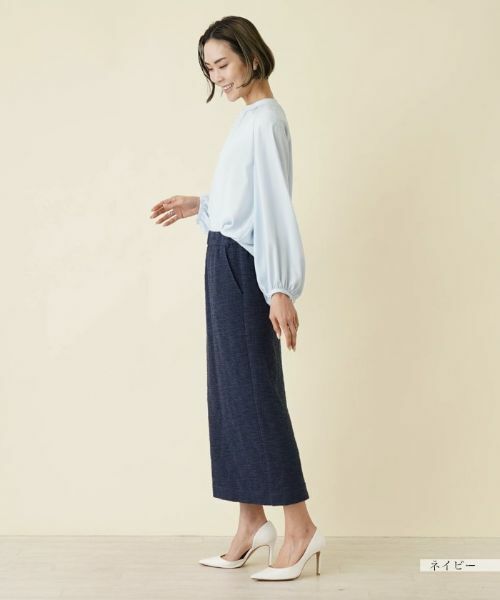 NEMIKA / ネミカ ミニ・ひざ丈スカート | 【セットアップ対応商品】パイル地調ロングタイトスカート【セレモニー】 | 詳細18