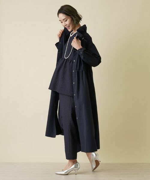 NEMIKA / ネミカ その他アウター | シャーリング襟スプリングコート【セレモニー】 | 詳細8