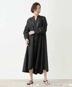 NEMIKA / ネミカ ドレス | 刺繍スキッパーネックワンピース【torrazzo donna】