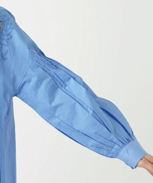 NEMIKA / ネミカ ドレス | 刺繍スキッパーネックワンピース【torrazzo donna】 | 詳細10