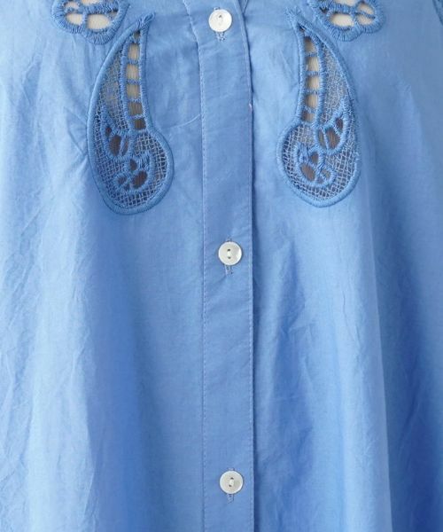 NEMIKA / ネミカ ドレス | 刺繍スキッパーネックワンピース【torrazzo donna】 | 詳細13